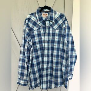 Miller Ranch Cinch Pearl Snap Mens XL